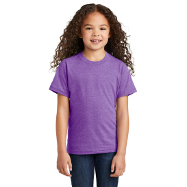 Port & Company PC330Y Youth Tri-Blend Tee - Team Purple Heather