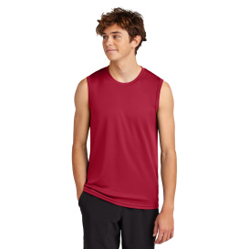 Port & Company PC380SL Performance Sleeveless Tee - Red