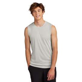 Port & Company PC380SL Performance Sleeveless Tee - Silver