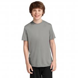 Port & Company PC380Y Youth Performance Tee - Grey Concrete