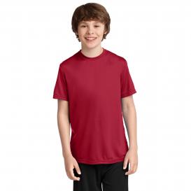 Port & Company PC380Y Youth Performance Tee - Red
