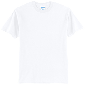 Port & Company PC43 Lightweight Cotton Tee - White