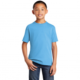 Port & Company PC54YDTG Youth Core Cotton DTG Tee - Aquatic Blue