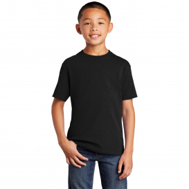 Port & Company PC54YDTG Youth Core Cotton DTG Tee - Jet Black