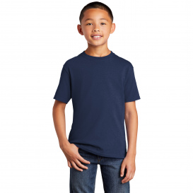 Port & Company PC54YDTG Youth Core Cotton DTG Tee - Navy