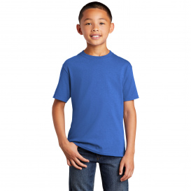 Port & Company PC54YDTG Youth Core Cotton DTG Tee - Royal 