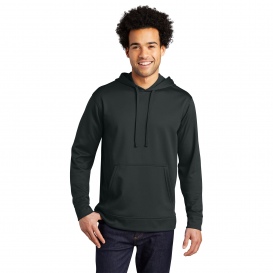 Port & Company PC590H Performance Fleece Pullover Hooded Sweatshirt - Jet Black