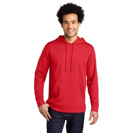 Port & Company PC590H Performance Fleece Pullover Hooded Sweatshirt - Red