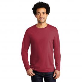 Port & Company PC600LS Long Sleeve Bouncer Tee - Rich Red
