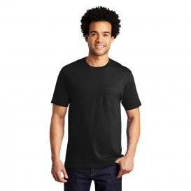 Port & Company PC600P Bouncer Pocket Tee - Deep Black