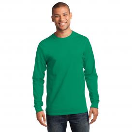 Port & Company PC61LS Long Sleeve Essential T-Shirt - Kelly Green