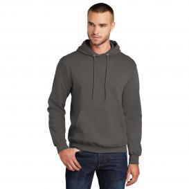 Port & Company PC78H Core Fleece Pullover Hooded Sweatshirt - Charcoal