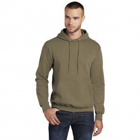 Port & Company PC78H Core Fleece Pullover Hooded Sweatshirt - Coyote Brown