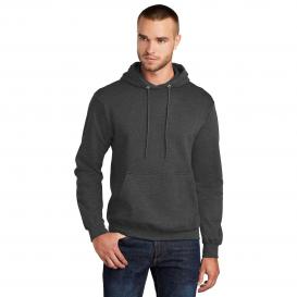 Port & Company PC78H Core Fleece Pullover Hooded Sweatshirt - Dark Heather Grey