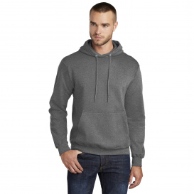 Port & Company PC78H Core Fleece Pullover Hooded Sweatshirt - Graphite Heather