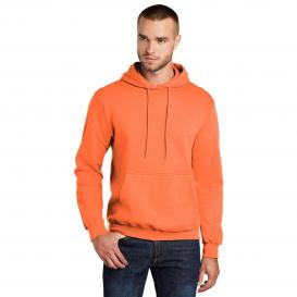 Port & Company PC78H Core Fleece Pullover Hooded Sweatshirt - Neon Orange