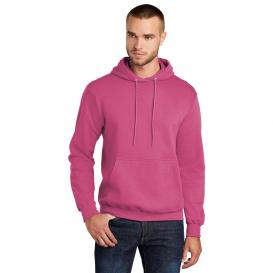 Port & Company Core Fleece Pullover Hooded Sweatshirt-4XL (Candy Pink) 