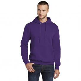 Port & Company PC78H Core Fleece Pullover Hooded Sweatshirt - Team Purple