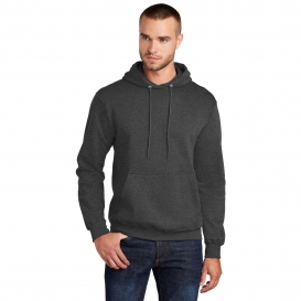 Port & Company PC78HT Tall Core Fleece Pullover Hooded Sweatshirt - Dark Heather Grey