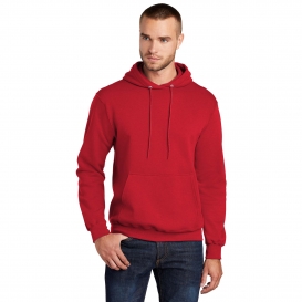 Port & Company PC78HT Tall Core Fleece Pullover Hooded Sweatshirt - Red