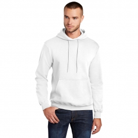Port & Company PC78HT Tall Core Fleece Pullover Hooded Sweatshirt - White