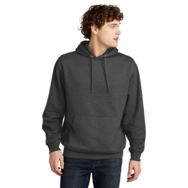 Port & Company PC79H Fleece Pullover Hooded Sweatshirt - Dark Heather Grey