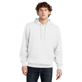 Port & Company PC79H Fleece Pullover Hooded Sweatshirt - White