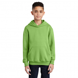 Port & Company PC90YH Youth Core Fleece Pullover Hooded Sweatshirt - Lime