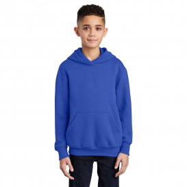 Port & Company PC90YH Youth Core Fleece Pullover Hooded Sweatshirt - True Royal