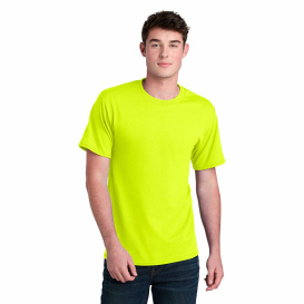 Port & Company PC01 Core Blend Recycled Tee - Safety Green