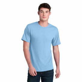 Port & Company PC01 Core Blend Recycled Tee - Light Blue