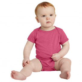 Rabbit Skins RS4424 Infant Fine Jersey Bodysuit - Vintage Hot Pink