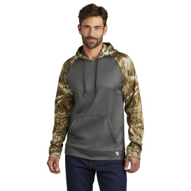 Russell Outdoors RU451 Realtree Performance Colorblock Pullover Hoodie - Magnet/Realtree Edge