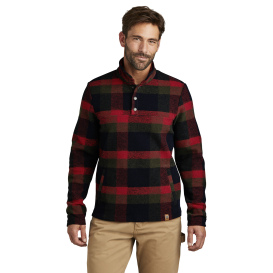Russell Outdoors RU551 Basin Snap Pullover - Red Plaid