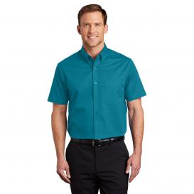 Port Authority S508 Short Sleeve Easy Care Shirt - Teal Green