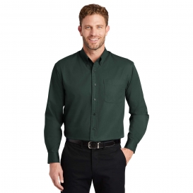CornerStone SP17 Long Sleeve SuperPro Twill Shirt - Dark Green