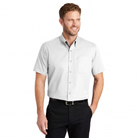CornerStone SP18 Short Sleeve SuperPro Twill Shirt - White