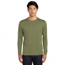 Sport-Tek ST350LS Long Sleeve PosiCharge Competitor Tee - Olive Drab Green