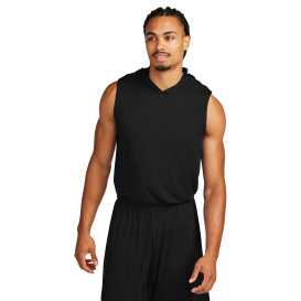 Sport-Tek ST352H Competitor Sleeveless Hoodie - Black