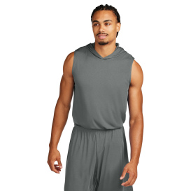 Sport-Tek ST352H Competitor Sleeveless Hoodie - Iron Grey