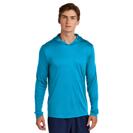 Sport-Tek ST420LSH Posi-UV Pro Long Sleeve Hoodie - Sapphire