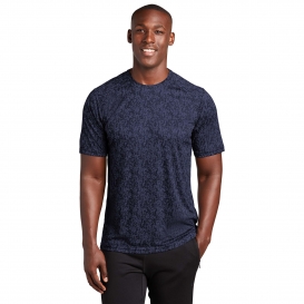 Sport-Tek ST460 Digi Camo Tee - True Navy