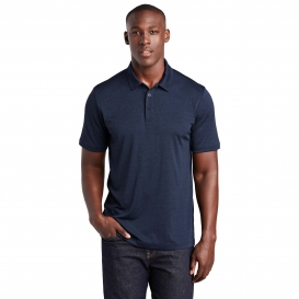 Sport-Tek ST467 Endeavor Polo - Dark Royal Heather | Full Source