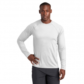 Sport-Tek ST470LS Long Sleeve Rashguard Tee - White