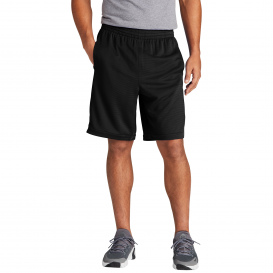 Sport-Tek ST575 PosiCharge Position Shorts with Pockets - Black