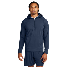 Sport-Tek ST856 Sport-Wick Stretch 1/2-Zip Hoodie - True Navy