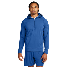 Sport-Tek ST856 Sport-Wick Stretch 1/2-Zip Hoodie - True Royal