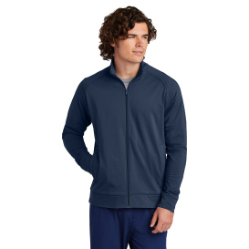 Sport-Tek ST857 Sport-Wick Stretch Full-Zip Cadet Jacket - True Navy