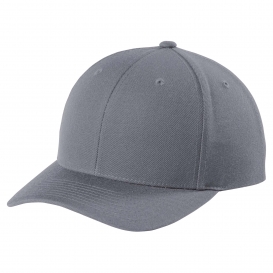 Sport-Tek STC43 Yupoong Curve Bill Snapback Cap - Graphite