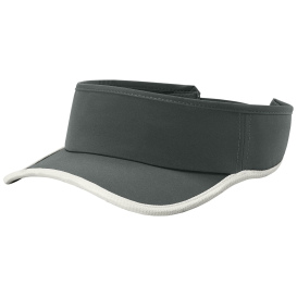 Sport-Tek STC57 Repeat Visor - Iron Gray/White